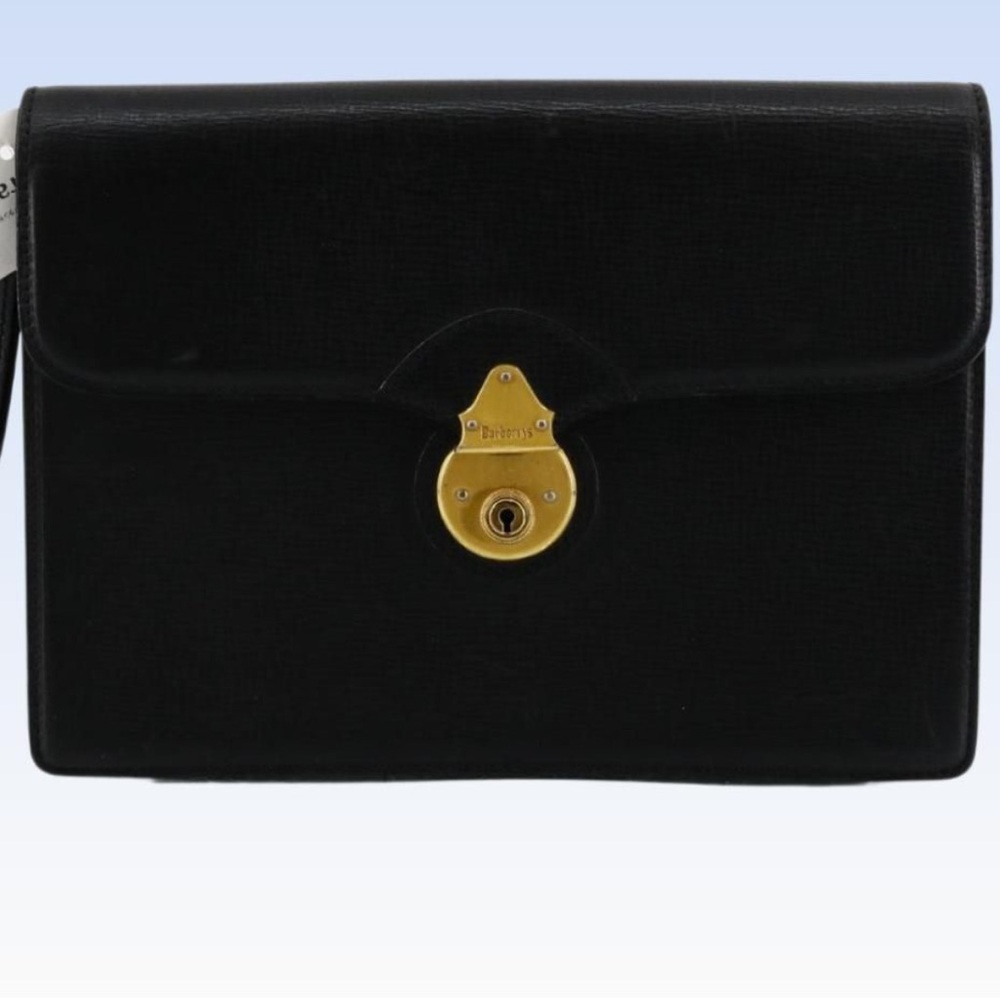 Burberry black clutch